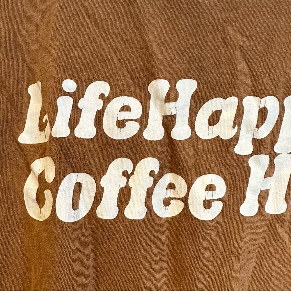 Urban Nation brown coffee cropped T-shirt - Picture 5 of 6